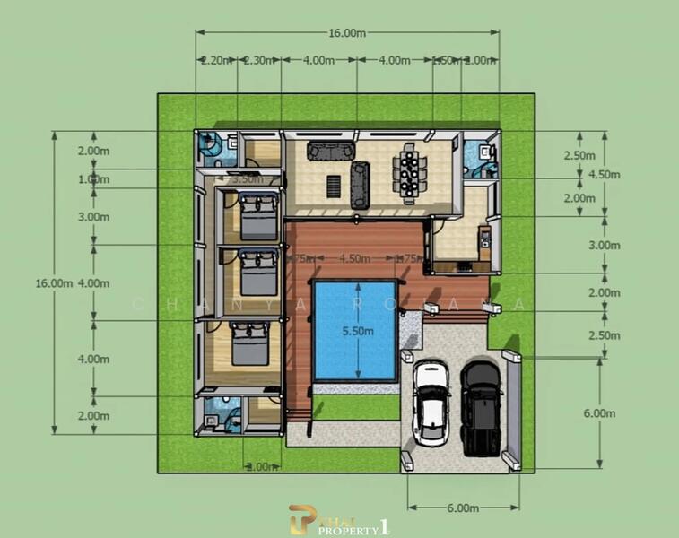 New Modern Home Huai Yai, Chon Buri (Pattaya), Huai Yai, Bang Lamung (Pattaya), Chon Buri (Pattaya), 3 Bedrooms, 135 sqm, Villa For Sale, by Chanya Rojana, 11845797 - DDproperty.com