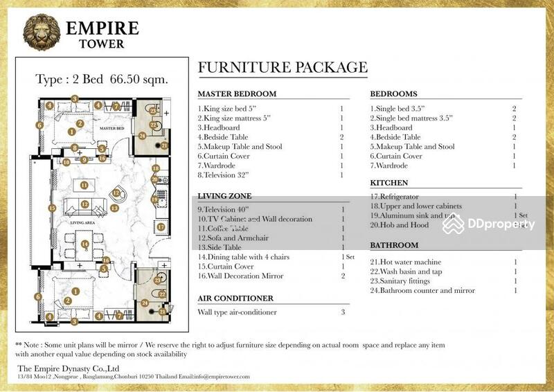ขาย - The Empire Tower Pattaya : ดิ เอ็มไพร์ ทาวเวอร์, ชลบุรี