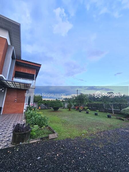 For Sale - 2-storey detached house with land, Ban Phru, for sale 5.5 million baht, Songkhla