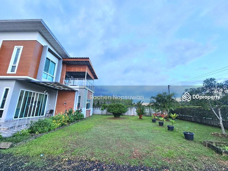 For Sale - 2-storey detached house with land, Ban Phru, for sale 5.5 million baht, Songkhla