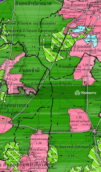 For Sale - Land for sale, empty land, rice field next to Wat Prachasamnuk, connecting to Buriram Province, 152, Buri Ram