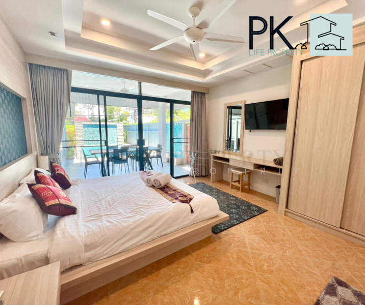 2R0299 Pool villa for rent 3 bedroom 4 bathroom 80,000/month at Cherngtalay have fully furnished, Phuket, Choeng Thale, Thalang, Phuket, 3 Bedrooms, 250 sqm, Villa For Rent, by PK LIFE Property, 11856121 - DDproperty.com