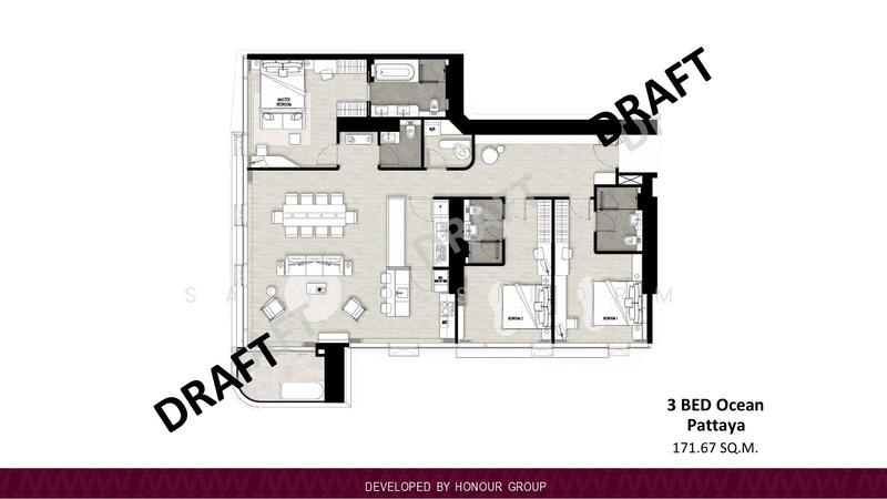 For Sale - Once Wongamat, Chon Buri (Pattaya)