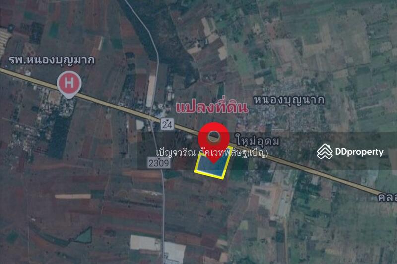 ขาย - BO-844175 ที่ดินหนองบุญมาก 66 ไร่ 259 ตร.ว. นครราชสีมา ใกล้โรงพยาบาลหนองบุญมาก, นครราชสีมา