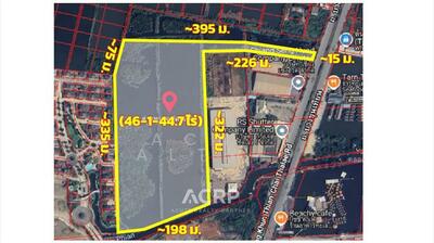 ขาย - ขายที่ดินแปลงใหญ่ ติดถนนบางขุนเทียนชายทะเล ขนาด 46-1-44.7 ไร่, กรุงเทพ
