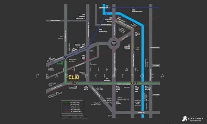 ให้เช่า - Elio Sathorn-Wutthakat, กรุงเทพ
