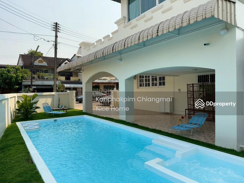 For Rent - Pool villa Moobaan Usa Fa-Ham in Fa-Ham area, Chiang Mai
