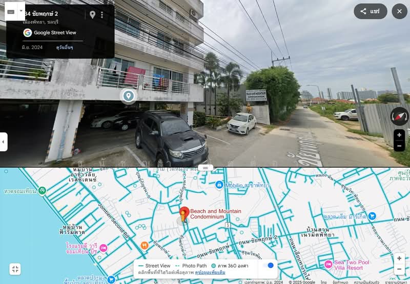 Beach Mountain Condominium Ph.1, Chon Buri (Pattaya), 5 เทศบาล, Bang Sa-re, Sattahip, Chon Buri (Pattaya), 2 Bedrooms, 70 sqm, Condo For Rent, by Tanudchaya Jitaree, 11867426 - DDproperty.com