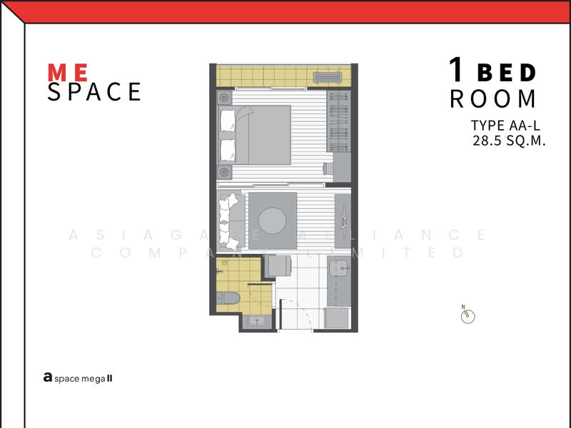A Space Mega 2 : เอ สเปซ เมกา 2, สมุทรปราการ, ถนนเลียบทางพิเศษกาญจนาภิเษก, บางแก้ว, บางพลี, สมุทรปราการ, 29 ตร.ม., คอนโด ให้เช่า, โดย Sophia Leung, 11870360 - DDproperty.com