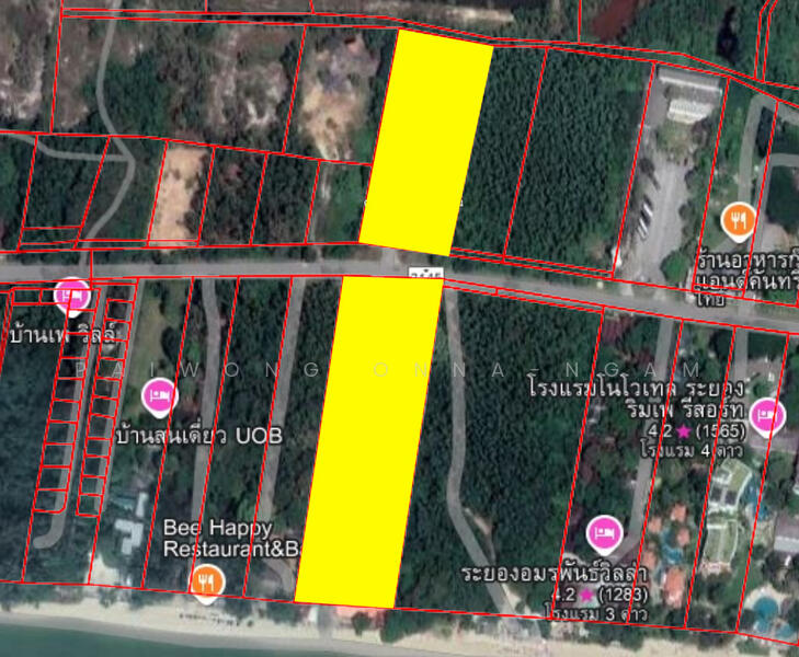 ขายกิจการ รุ่งนภา ลอด์จ รีสอร์ท ติดทะเล 17-1-6.0 ไร่ จ.ระยอง, ระยอง, ชากพง, แกลง, ระยอง, 27,624 ตร.ม., ที่ดิน ขาย, โดย paiwong onna-ngam, 11872480 - DDproperty.com