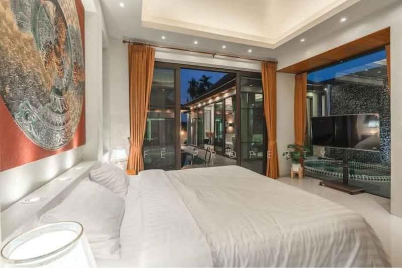 8R0731 Pool villa for rent 4 bedroom 4 bathroom 90,000/month at chalong have fully furnished, Phuket, Chalong, Muang Phuket, Phuket, 4 Bedrooms, 200 sqm, Villa For Rent, by PK LIFE Property, 11875718 - DDproperty.com
