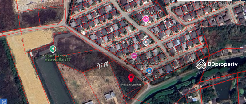 For Sale - นักลงทุนต้องห้ามพลาด!! ขาย ที่ดินเปล่า ติดหมู่บ้านหรู ติดริมน้ำ ใจกลาง สนามจันทร์, Nakhon Pathom