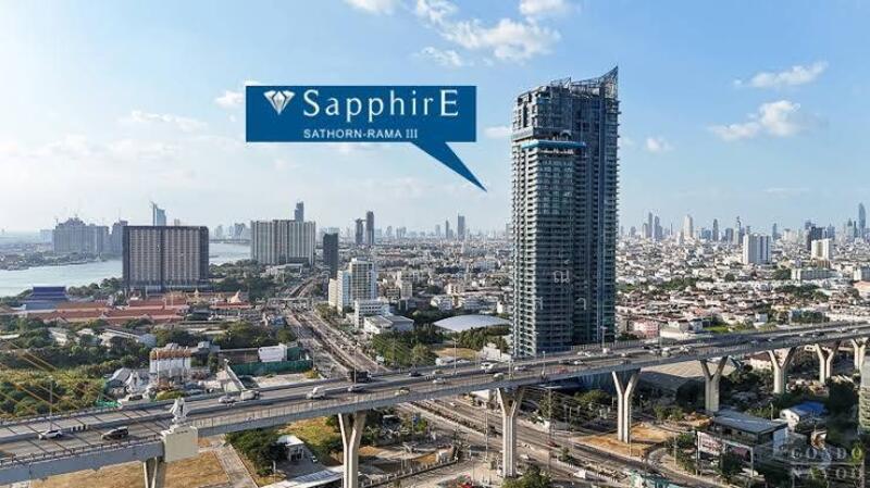 Sapphire Luxurious Condominium Rama III, Bangkok, 837 Rama III Road, Bang Pong Pang, Yan Nawa, Bangkok, 2 Bedrooms, 54 sqm, Single Detached House For Rent, by ศิริกาญจณ์ ประณุทกระสานติ์, 11881124 - DDproperty.com