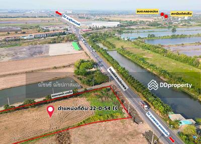 ขาย - ที่ดิน ถ.ตลาดปองพล 29-1-0 ไร่ แปลงมุม ติดถนน 2 ด้าน ต.คลองอุดมชลจร อ.เมือง จ.ฉะเชิงเทรา, ฉะเชิงเทรา
