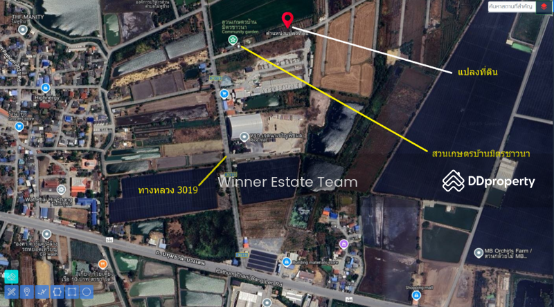 For Sale - Vacant Land 1 Rai 86 Square Wah in Phai Hu Chang Subdistrict, Bang Lane District, Nakhon Pathom, Nakhon Pathom