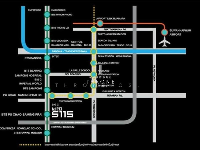 IDEO Sukhumvit 115 : ไอดีโอ สุขุมวิท 115, สมุทรปราการ, ถนนสุขุมวิท, เทพารักษ์, เมืองสมุทรปราการ, สมุทรปราการ, 27 ตร.ม., คอนโด ขาย, โดย Throne Property, 11886809 - DDproperty.com
