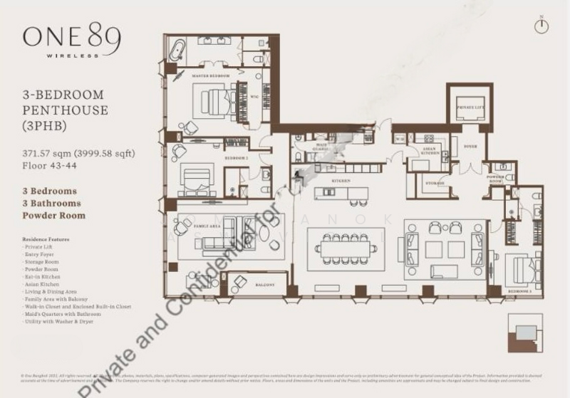 ONE89 Wireless : วัน เอทตี้ไนน์ ไวร์เลส, กรุงเทพ, ถนนวิทยุ, ลุมพินี, ปทุมวัน, กรุงเทพ, 372 ตร.ม., คอนโด ให้เช่า, โดย Jomchanok Aswavibul, 11889120 - DDproperty.com