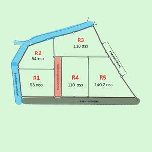 ขาย - ที่ดินแปลงสวย ต.หนองผึ้ง อ.สารภี เชียงใหม่ : R2 พื้นที่ 84 ตรว., เชียงใหม่