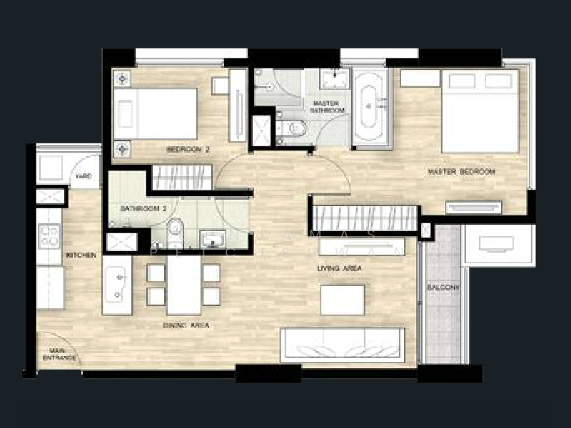 Siri At Sukhumvit, Bangkok, 902 Sukhumvit Road, Phra Kanong, Khlong Toei, Bangkok, 2 Bedrooms, 74 sqm, Condo For Sale, by Benjamas Petchsuwan, 11897956 - DDproperty.com