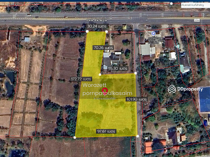 For Sale - #Landnexttotouristattractions #PrangKu #RoiEt 6 rai 2 ngan, Roi Et