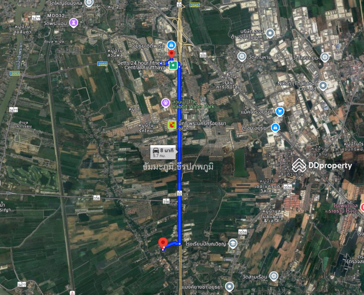 For Sale - Land for sale, 103 square wah, Ban Krot, Bang Pa-in, Phra Nakhon Si Ayutthaya