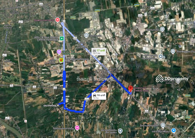 For Sale - Land for sale, 103 square wah, Ban Krot, Bang Pa-in, Phra Nakhon Si Ayutthaya