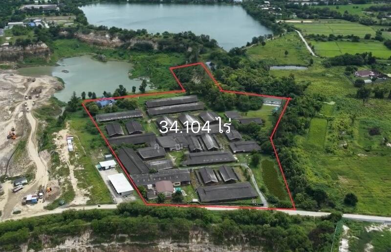 For Sale - ที่ดินติดถนนแปลงใหญ่!!ขายที่ดินสีเหลือง 34 ไร่ ติดถนนเทศบาล 3 หนองตำลึง ชลบุรี ทำเลศักยภาพ, Chon Buri (Pattaya)