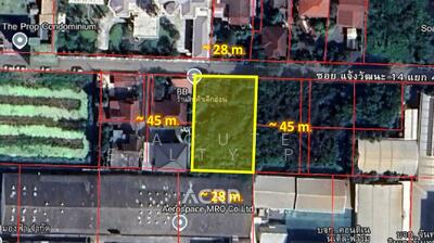 ขาย - ขายที่ดินแปลงสวย 318 ตารางวา ซอยแจ้งวัฒนะ 14, กรุงเทพ