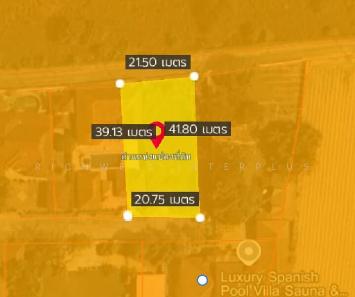 Land for sale, Pong, Pattaya, filled in, 200 sq.w., Soi Hotshoe Point,, Chon Buri (Pattaya), Poong, Bang Lamung (Pattaya), Chon Buri (Pattaya), , 800 sqm, Land For Sale, by RICHWELL INTERPLUS, 11904432 - DDproperty.com