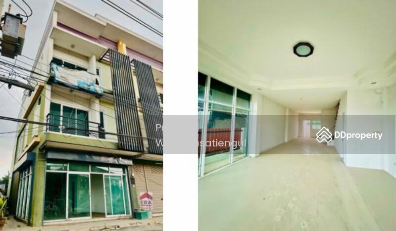 For Sale - Urgent! Corner Commercial Building in Prime Roadside Location Near Amata City Industrial Estate, Chon Buri