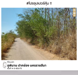 ขาย - ที่ดินเปล่า ภูพิมาน ปากช่อง นครราชสีมา, นครราชสีมา, นครราชสีมา