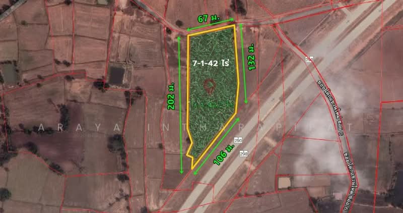 ขายด่วนที่ดินติดถนนวงแหวนรอบเมืองนครราชสีมา (ถนน 290) ฝั่งมุ่งหน้าขอนแก่น – ขามทะเลสอ, Nakhon Ratchasima, 7725 290, Phut Sa, Muang Nakhon Ratchasima, Nakhon Ratchasima, , 11,771 sqm, Land For Sale, by Araya Intharapipat, 11914239 - DDproperty.com