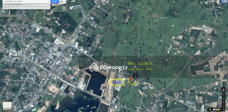 Land adjacent to the Borabue-Wapi Pathum Highway (2063), 100 m from PTT gas station, Maha Sarakham, บรบือ-วาปีปทุม (2063), Borabu, Maha Sarakham, , 5,736 sqm, Land For Sale, by ธีระชัย อมรเพชรสถาพร, 1417831 - DDproperty.com