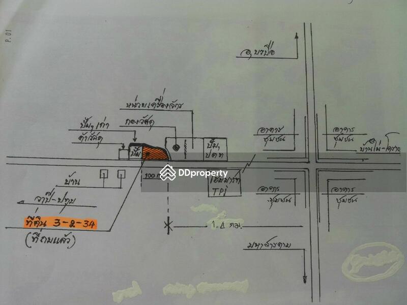 Land adjacent to the Borabue-Wapi Pathum Highway (2063), 100 m from PTT gas station, Maha Sarakham, บรบือ-วาปีปทุม (2063), Borabu, Maha Sarakham, , 5,736 sqm, Land For Sale, by ธีระชัย อมรเพชรสถาพร, 1417831 - DDproperty.com