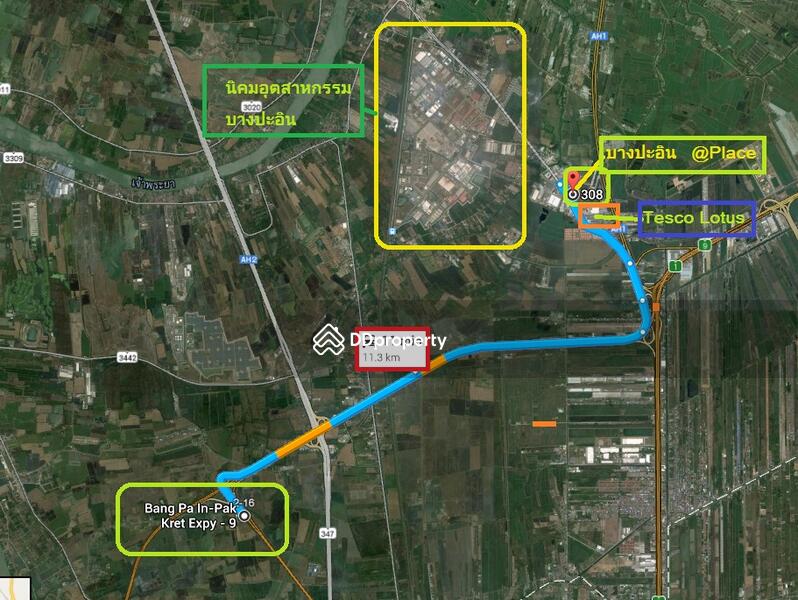 ผังเมือง โซนที่ตั้งของอพาร์ทเมนท์