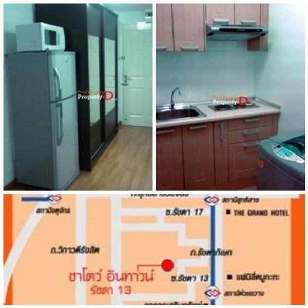 ให้เช่าคอนโด ชาโตว์อินทาวน์ รัชดา 13, Bangkok, Din Daeng, Bangkok, 1 Bedroom, 34 sqm, Condo For Rent, by ศักดิ์ศิษฎ์ เจนกุลประสูตร, 2026802 - DDproperty.com