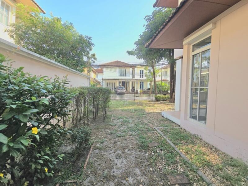 ให้เช่า - detached house, Bangkok Villa Village, for rent 40,000 -/month, area 63 sq m., Praditmanutham Road,, กรุงเทพ