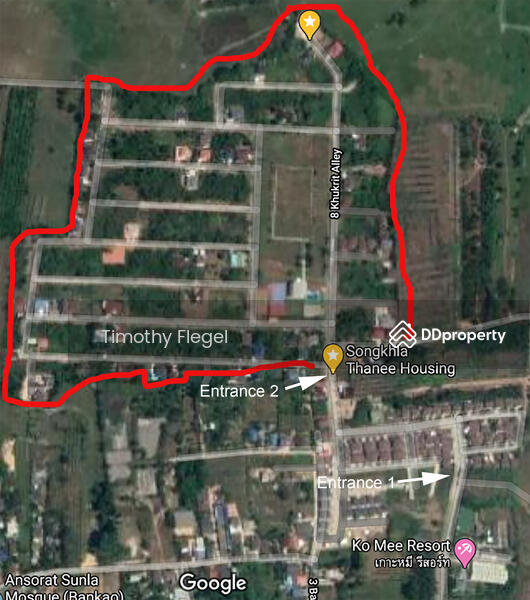 Satellite view of Songkhla Thanee site