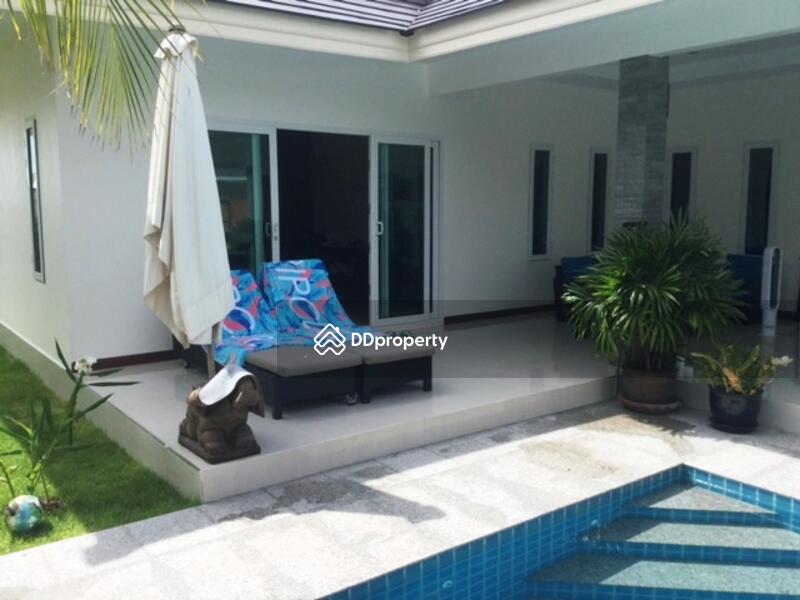 Sun loungers outside bedroom