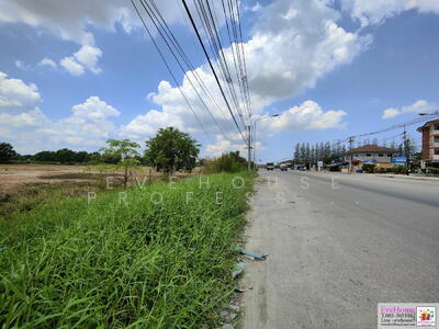 ขาย - ขายที่ดิน ติดถนนบ้านเก่า 6 เลน ใกล้นิคม อมตะนคร หน้ากว้างเกือบ 200 เมตร ใกล้มอร์เตอร์เวย์ กรุงเทพฯ-ชลบุรี