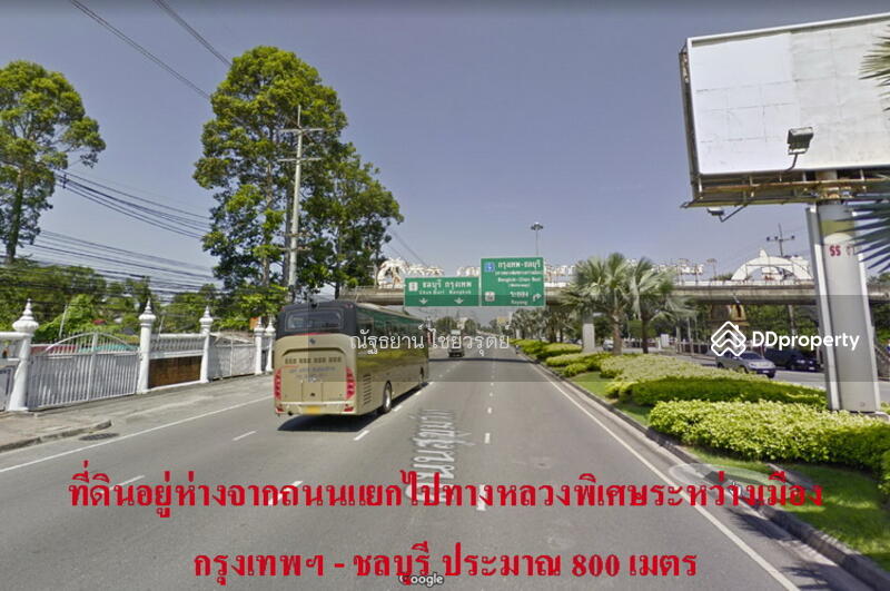 For Sale - ขายที่ดินติดถนนสุขุมวิทใก้ลคาเฟ่เดอะบีช พัทยา จิตภาวัน บางละมุง ชลบุรี ( พื้นที่สีน้ำตาล )