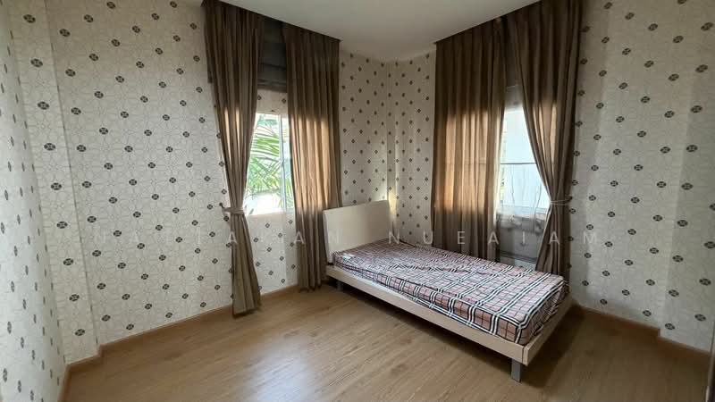 ม.ลลิลแลนซีโอ ติดถนนเลียบคลองสอง 3 นอน พร้อมเข้าอยู่ ใกล้แฟชั่น, Bangkok, 50 เลียบคลองสอง, Bang Chun, Khlong Sam Wa, Bangkok, 3 Bedrooms, 112 sqm, Single Detached House For Rent, by Nattakan nueaiam, 4436225 - DDproperty.com