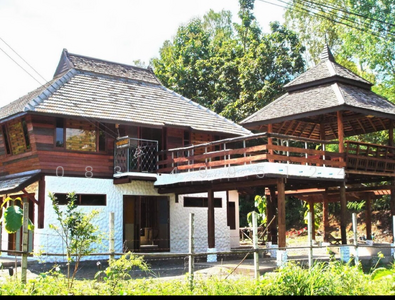 ขาย - ลดอีก 2 ล้าน! ขายบ้านพักตากอากาศสไตล์ล้านนา เลขที่ 999 ใกล้น้ำพุร้อนสันกำแพง 1-2-63 ไร่ แม่ออน ชมVDO, เชียงใหม่