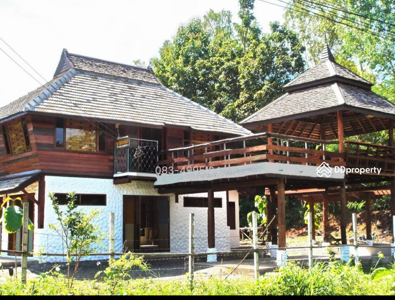 ขาย - ลดอีก 2 ล้าน! ขายบ้านพักตากอากาศสไตล์ล้านนา เลขที่ 999 ใกล้น้ำพุร้อนสันกำแพง 1-2-63 ไร่ แม่ออน ชมVDO, เชียงใหม่