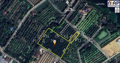 ขาย - ที่ดินริมคลอง ผังเมืองสีเขียวลาย 4-1-39 ไร่, สมุทรสาคร