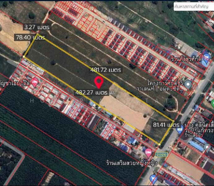 ขาย - ที่ดินระยอง 24 ไร่ ผังม่วงลาย นิคมพัฒนา ติดถนนเมนเส้น 2026, ระยอง