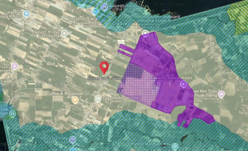 For Sale - ที่ดินระยอง 50 ไร่ บ้านค่าย ติดถนน 3191, Rayong