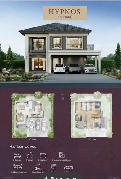 Passorn Bangna-Wongwaen, Samut Prakan, Sukhapiban 2 Soi 27, Rachathewa, Bang Plee, Samut Prakan, 4 Bedrooms, 223 sqm, Single Detached House For Sale, by Differ Estate, 500003569 - DDproperty.com