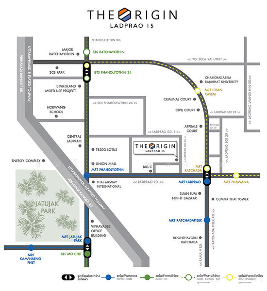 ให้เช่า - The Origin Ladprao 15 : ดิ ออริจิ้น ลาดพร้าว 15, กรุงเทพ