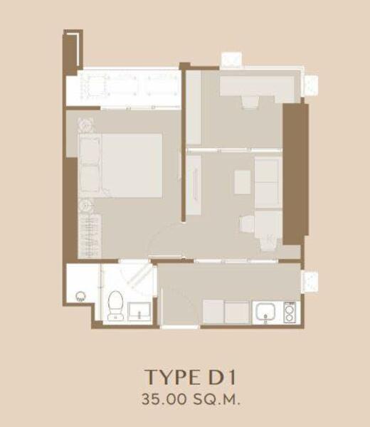 Aspire Onnut Station, Bangkok, Sukhumvit Road, Phra Kanong, Khlong Toei, Bangkok, 1 Bedroom, 35 sqm, Condo For Rent, by Jarunat K, 500005082 - DDproperty.com